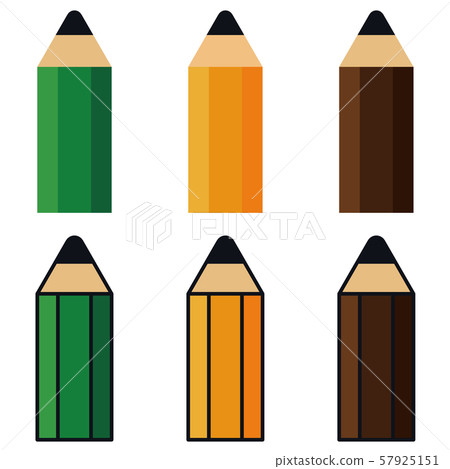 彩色鉛筆插圖集 插圖素材 圖庫