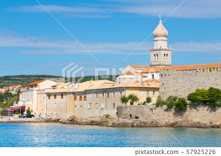 Krk town, Mediterranean, Croatia, Europe 57925226