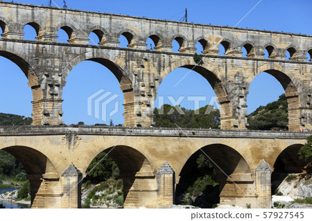 Pont du Gard - Roman Aqueduct - France Pont du Gard - Roman Aqueduct - France 57927545