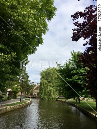 Bourton on the Water Riverside, UK Bourton on the Water Riverside, UK 57928039