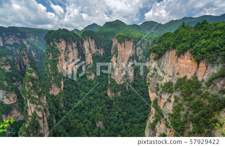 Stunning Mountain formations in Zhangjiajie 57929422