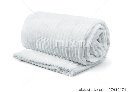 Soft white fleece plaid Soft white fleece plaid 57930474