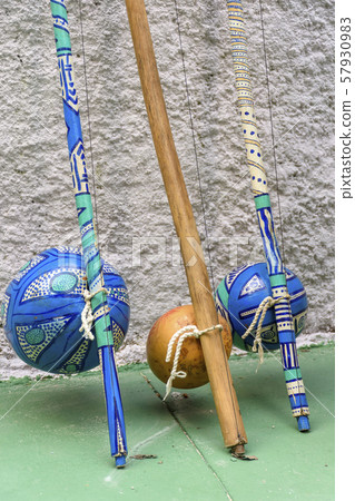 Brazilian musical instruments called berimbau 57930983