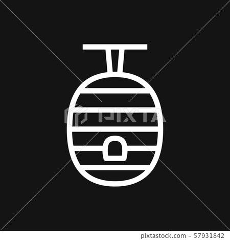 Beehive vector icon. beehive sign on background. Beehive vector icon. beehive sign on background. 57931842