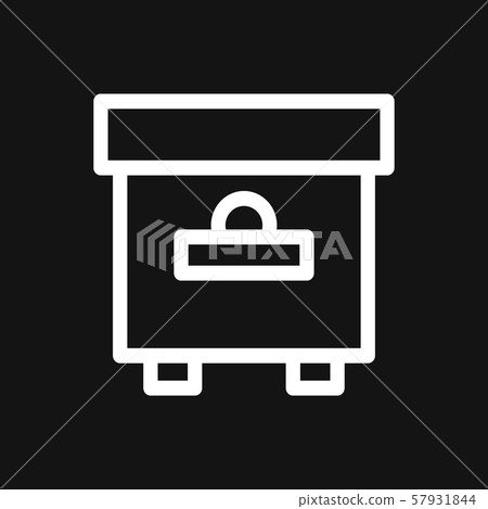 Beehive vector icon. beehive sign on background. 57931844