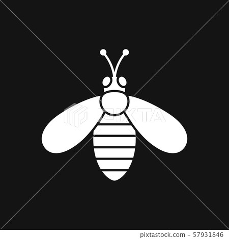 Honey bee icon. Farm animal sign. Graph symbol 57931846