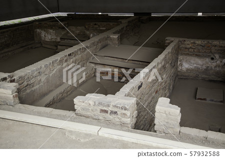 Gas chambers in a concentration camp Gas chambers in a concentration camp 57932588