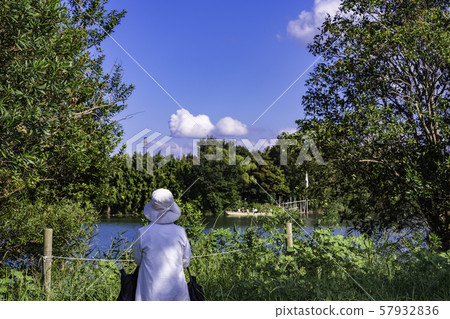 "Hand of Yagiri" A woman who wants to see the opposite shore from Shibatama side "Hand of Yagiri" A woman who wants to see the opposite shore from Shibatama side 57932836
