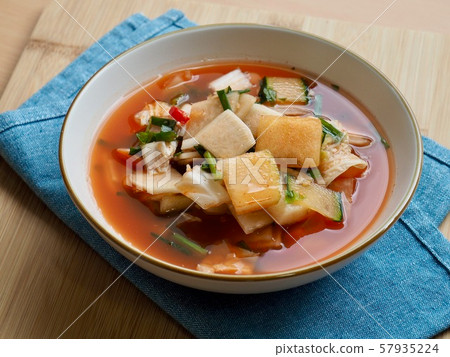 Korean traditional food water kimchi 57935224