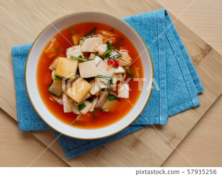 Korean traditional food water kimchi 57935256