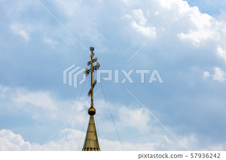 The concept of faith in God: Orthodox cross The concept of faith in God: Orthodox cross 57936242