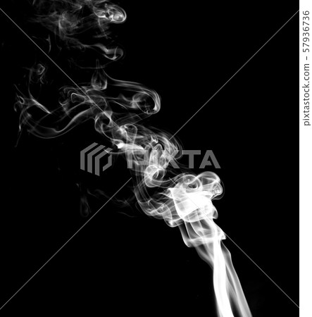 White smoke on black background White smoke on black background 57936736