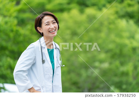 Female doctor medical image 57938250