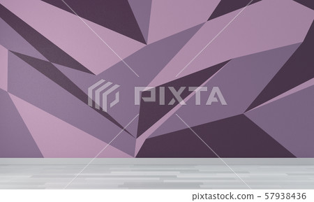 Ideas of purple room Geometric Wall Art Paint 57938436