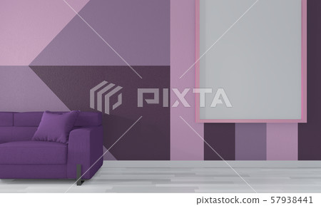 Ideas of purple room Geometric Wall Art Paint 57938441
