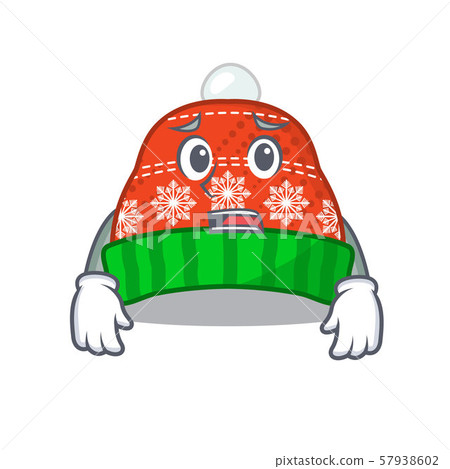 Afraid winter hat in a cartoon bag Afraid winter hat in a cartoon bag 57938602