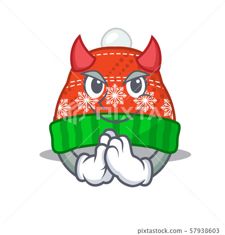 Devil winter hat in a cartoon bag Devil winter hat in a cartoon bag 57938603