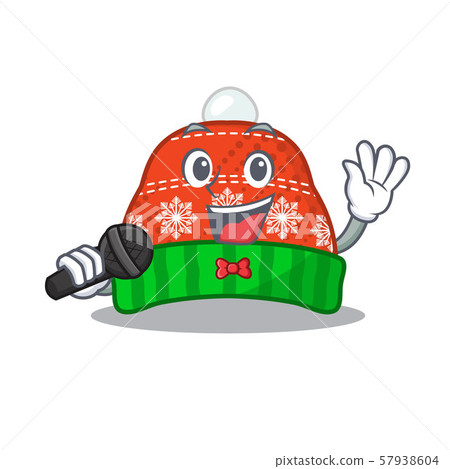 Singing winter hat in a cartoon bag Singing winter hat in a cartoon bag 57938604