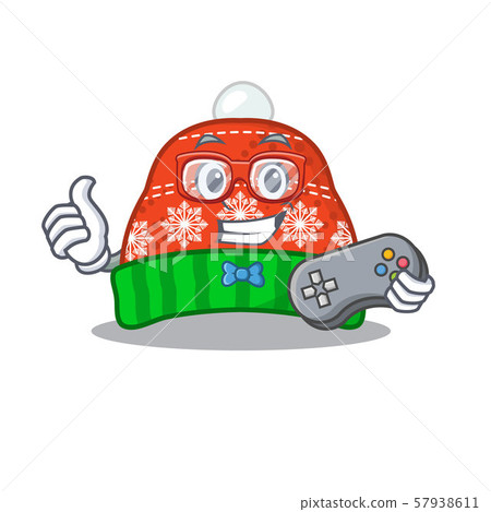 Gamer winter hat in a cartoon bag Gamer winter hat in a cartoon bag 57938611
