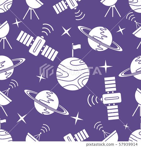 Space vector seamless pattern Astronomy Science Space vector seamless pattern Astronomy Science 57939914