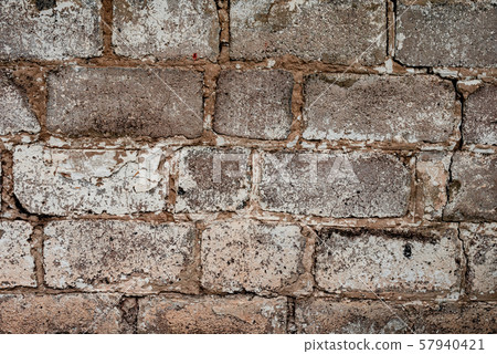 Brick texture with scratches and cracks 57940421