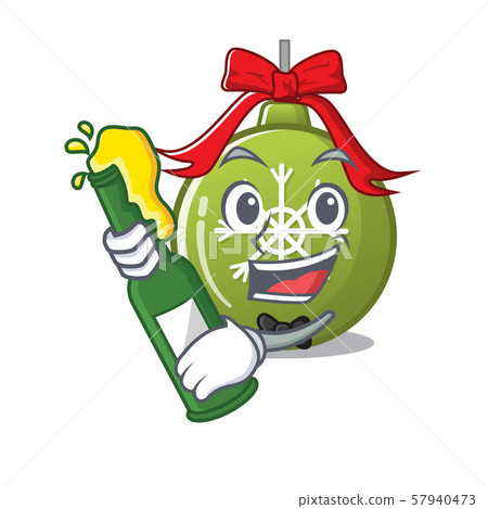With beer christmas ball green cartoon decorate tree With beer christmas ball green cartoon decorate tree 57940473