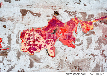 Wall fragment with scratches and cracks Wall fragment with scratches and cracks 57940474
