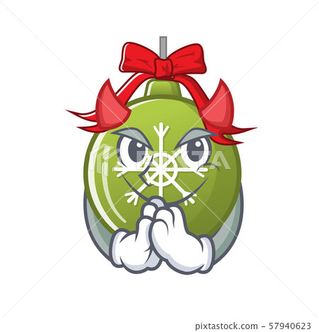 Devil christmas ball green with mascot shape Devil christmas ball green with mascot shape 57940623