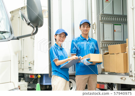 Driver truck delivery business delivery business image Driver truck delivery business delivery business image 57940975