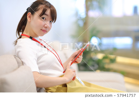 Business woman break 57941757