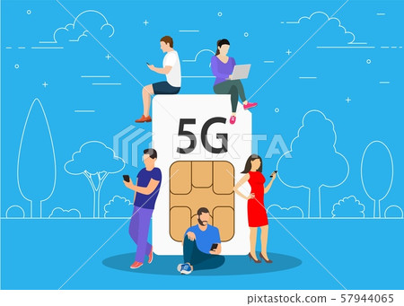5g technology concept. 5g technology concept. 57944065