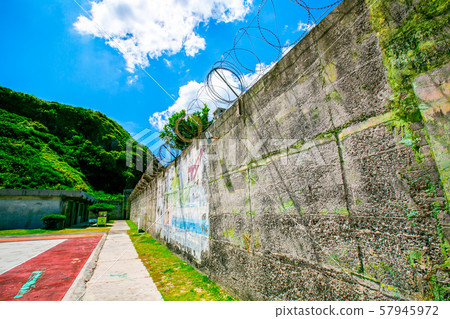 臺灣綠島自然景觀Asia Taiwan green island natural landscape 57945972