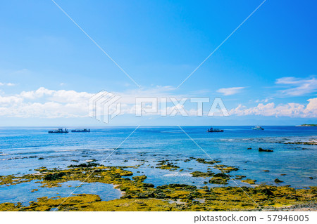 臺灣綠島自然景觀Asia Taiwan green island natural landscape 57946005