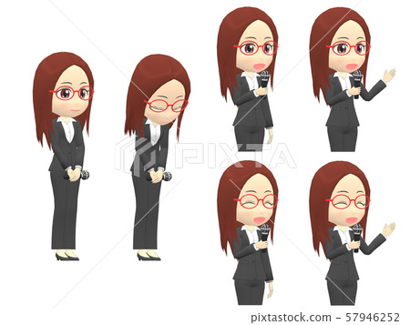 [Mike A] Female A suit diagonal 57946252