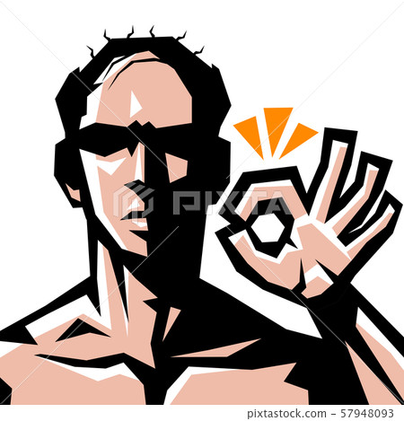 Bald, bald, guy, naked, upper body, facial expression, simple, 57948093