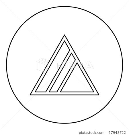 Not allowed in circle round outline blackn Do not can bleached with chlorine Clothes care symbols 57948722