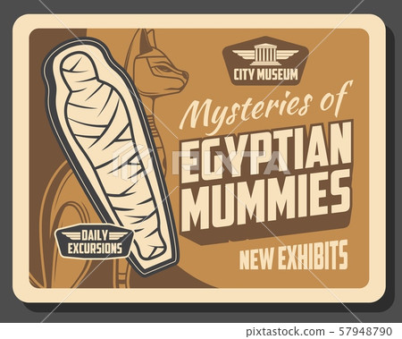 Ancient Egypt mummies and deities 57948790