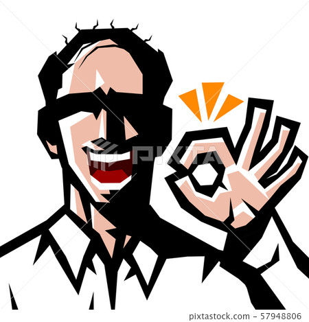 Baldness, bald, man, shirt, shirt, upper body, facial expression, simple, 57948806