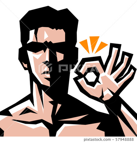 商人,上班族,男人,裸露,上半身,面部表情,簡單, 商人,上班族,男人,裸露,上半身,面部表情,簡單, 57948888