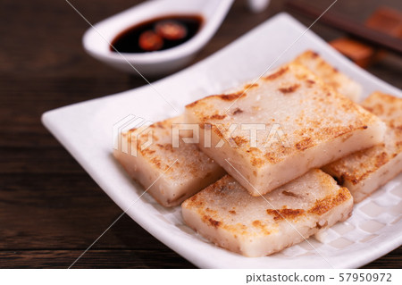 蘿蔔糕褿粿食品點心中式點心蘿蔔糕蘿蔔糕蘿蔔糕 57950972