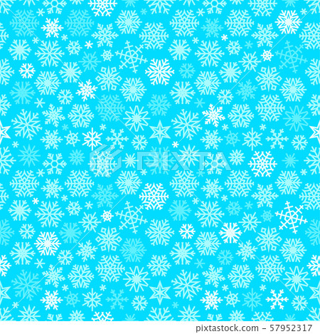 Snowflake Seamless Background Ree Snowflakes seamless background vector illustration - Stock Illustration ...