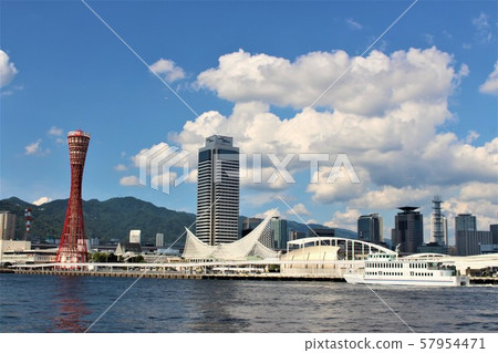Kobe port landscape Kobe port landscape 57954471