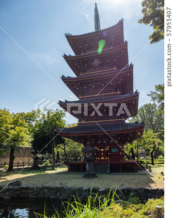 Old Kanonaga-ji 5-storied pagoda Old Kanonaga-ji 5-storied pagoda 57955407