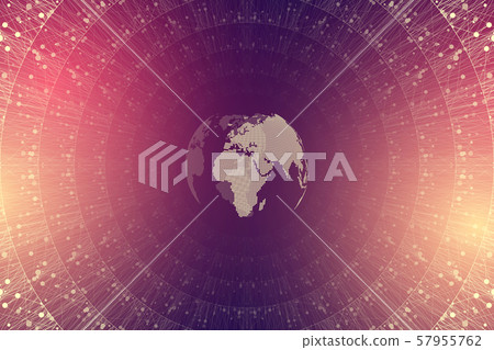 Nano technologies abstract background. Cyber technology concept. Artificial Intelligence, virtual Nano technologies abstract background. Cyber technology concept. Artificial Intelligence, virtual 57955762