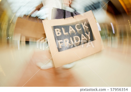 Happy shopping in the mall 57956354