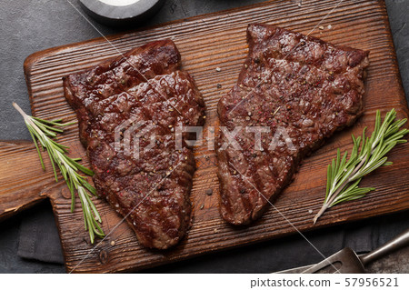 Grilled beef steak 57956521