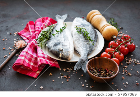 Fresh fish dorado Fresh fish dorado 57957069