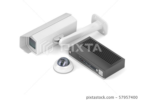 Digital video recorder and surveillance cameras Digital video recorder and surveillance cameras 57957400