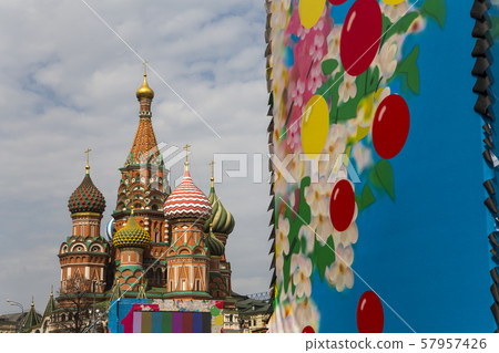 Saint Basil cathedral, Moscow, Russia Saint Basil cathedral, Moscow, Russia 57957426