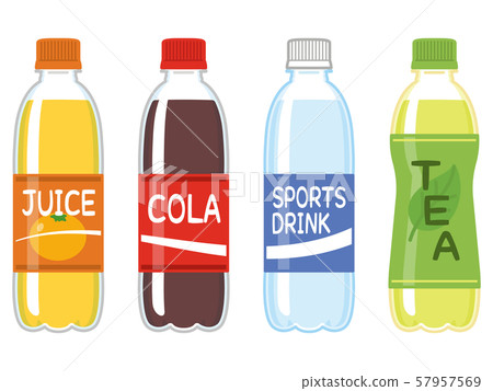 Beverages in plastic bottles Beverages in plastic bottles 57957569
